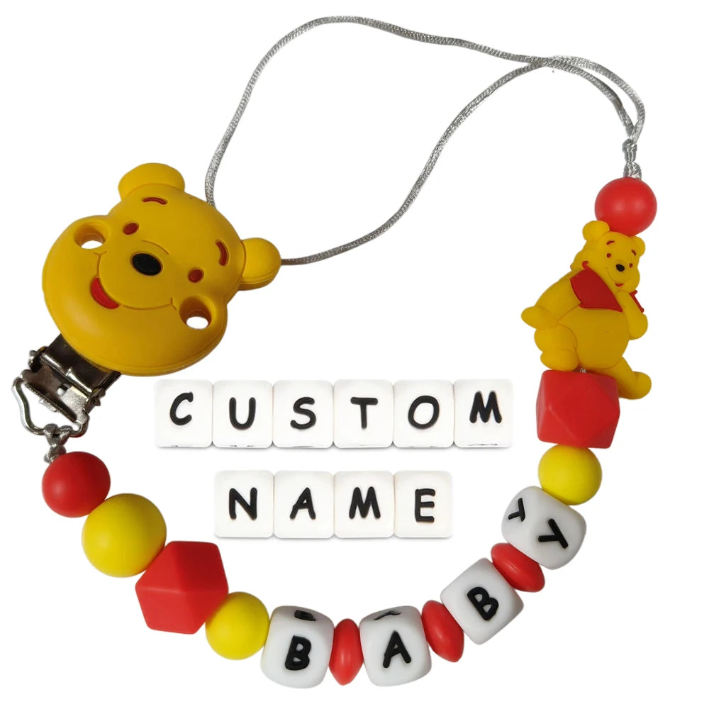 Personalized Baby Pacifier Clip
