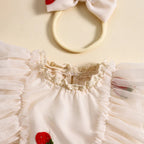 Strawberry Saylee Dress & Headband
