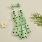 Cinched Clover Romper & Headband