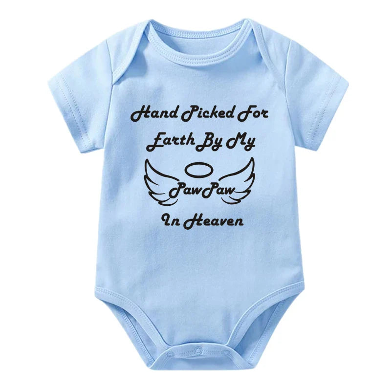 Hand Picked for Earth By My PawPaw in Heaven Onesie