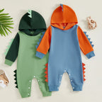 Spikey Dino Hoodie Romper