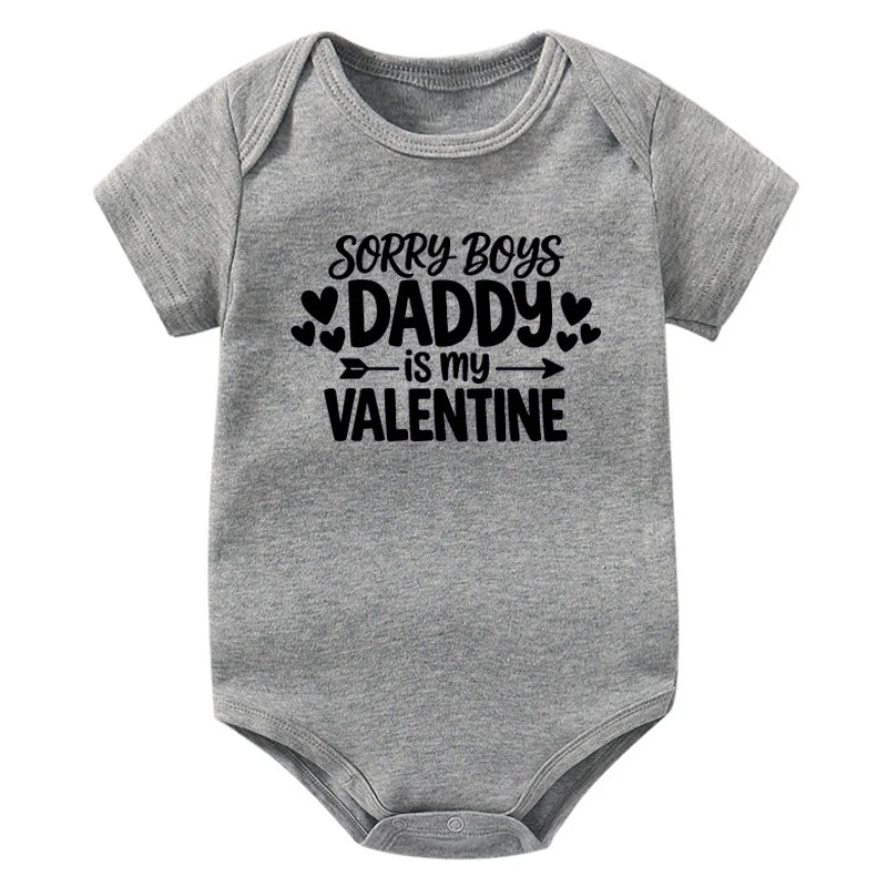 Sorry Boys Daddy Is My Valentine Sorry Girls Mamma Is My Valentine Onesie