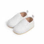 Solid Checker Slip On Shoes