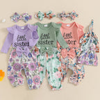 Little Sister 4 Piece Flower Outfit