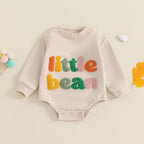 Little Bean Embroidered Onesie