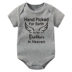 Hand Picked for Earth By My Brother in Heaven Onesie