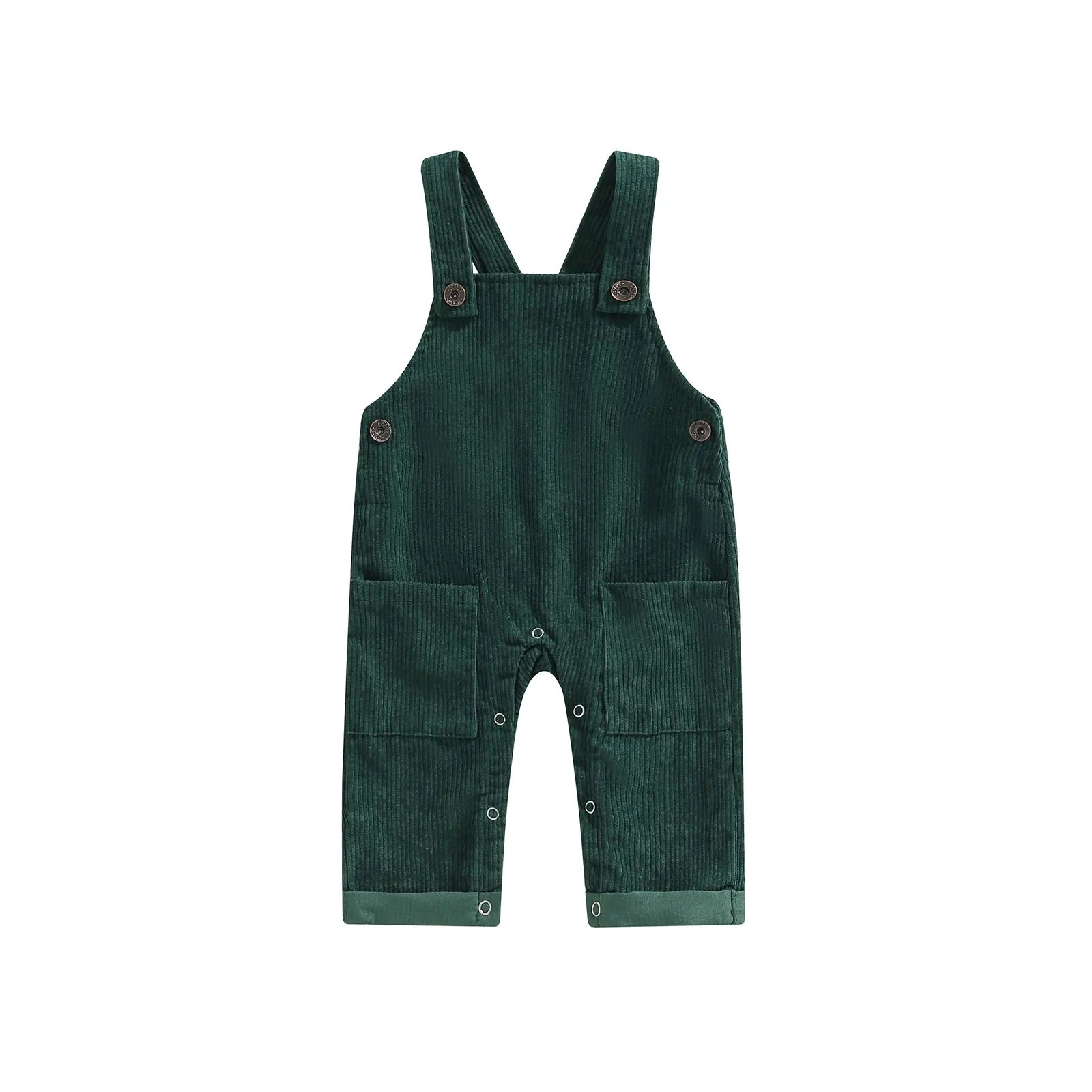 Solid Corduroy Romper