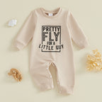 Pretty Fly for a Little Guy Long Sleeve Romper