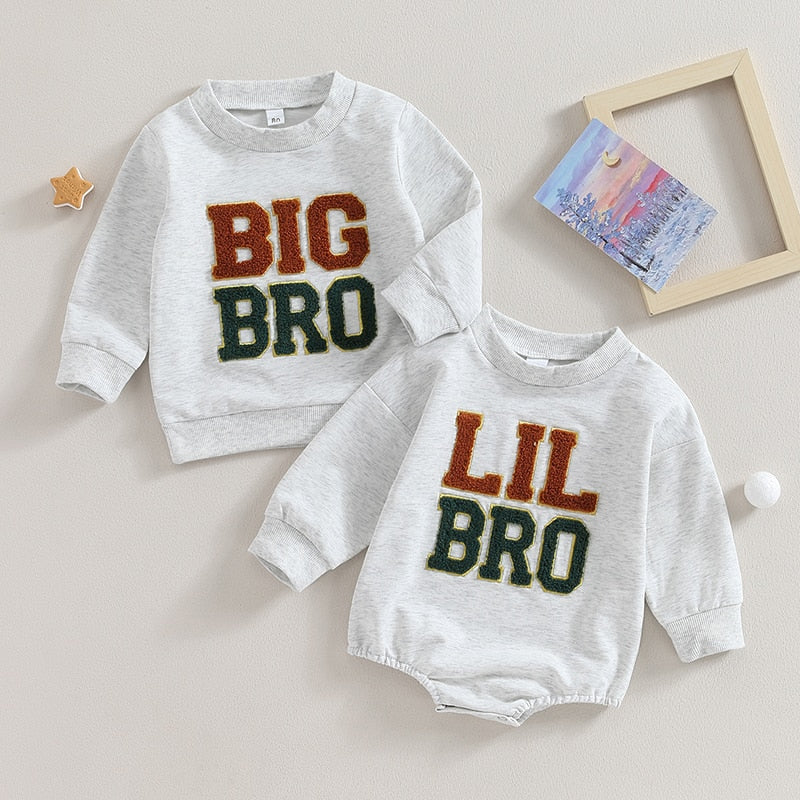 Matching Brother Sweater & Onesie