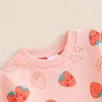 Sweet Strawberry Jogger Set