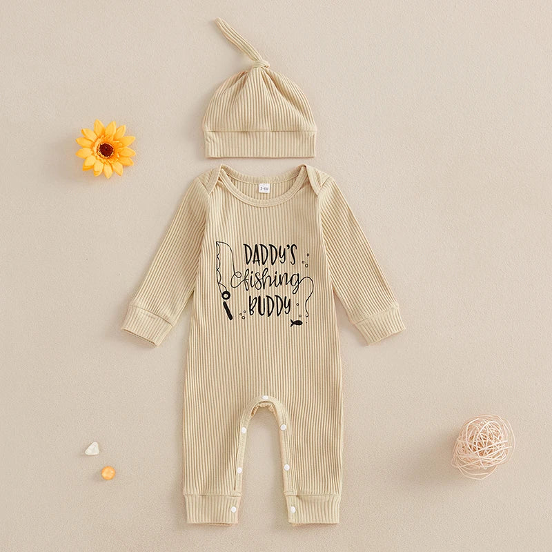 Daddy's Fishing Buddy Onesie & Hat