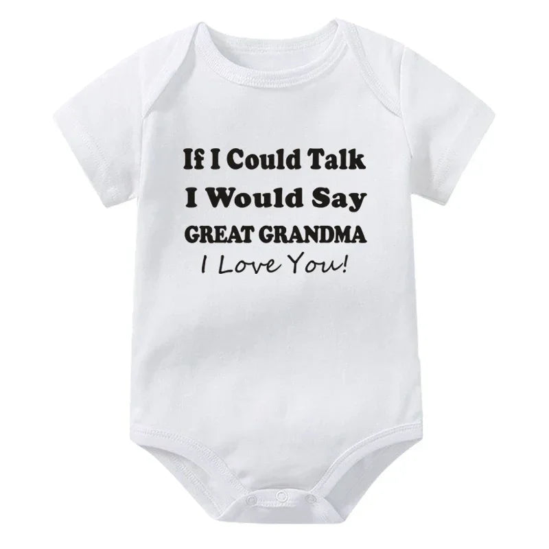 Great Grandma I Love You Onesie