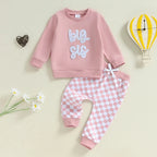 Big Sibling Checkered Outfit