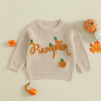 🎃 Pumpkin Patch Baby Knit Sweater
