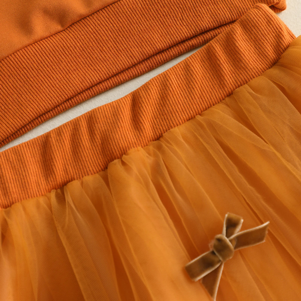 Toddler Girl Thanksgiving Sweatshirt & Tulle Skirt Set