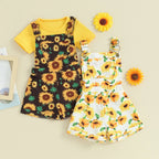 Sunflower Sandy Overalls Outfit