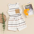 Striped Teagan Tank & Shorts