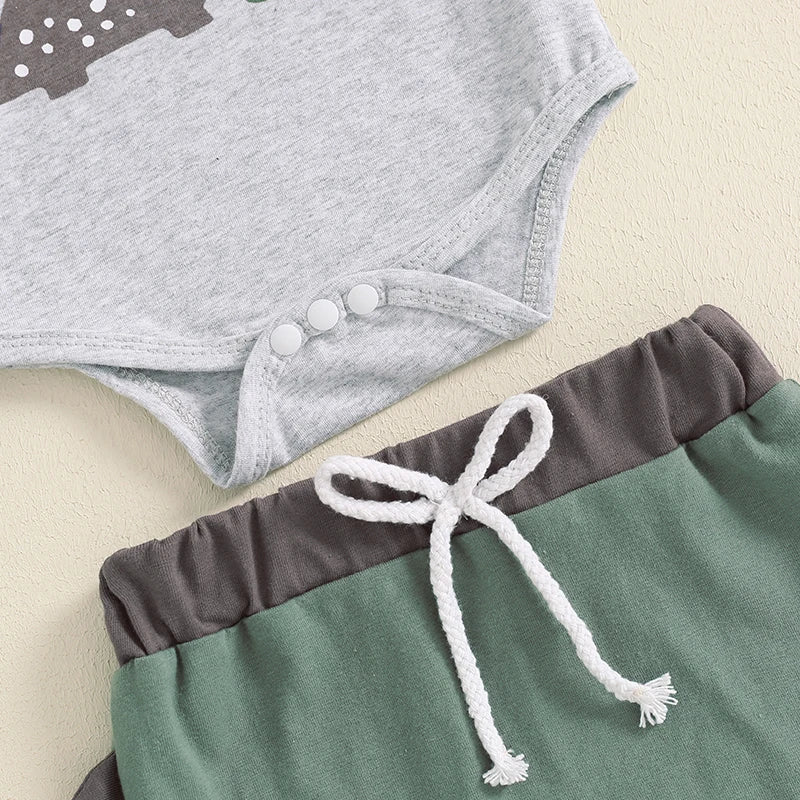 Dinosaur Pants and Sweatshirt