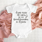 Hand Picked By My Great Grandma Onesie (Multiple Colors)