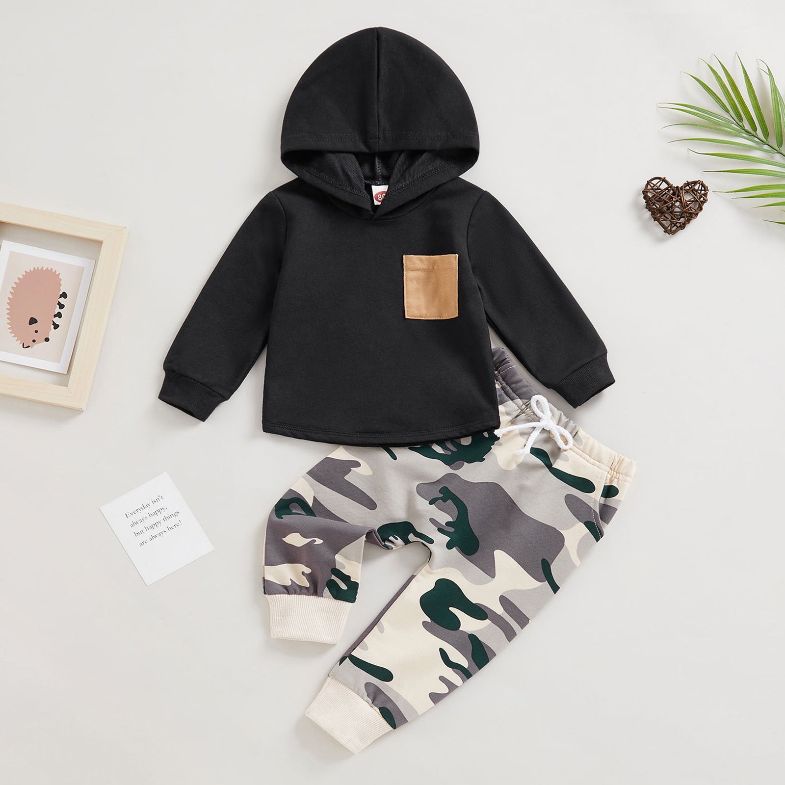 Camouflage Pocket Hoodie & Pants