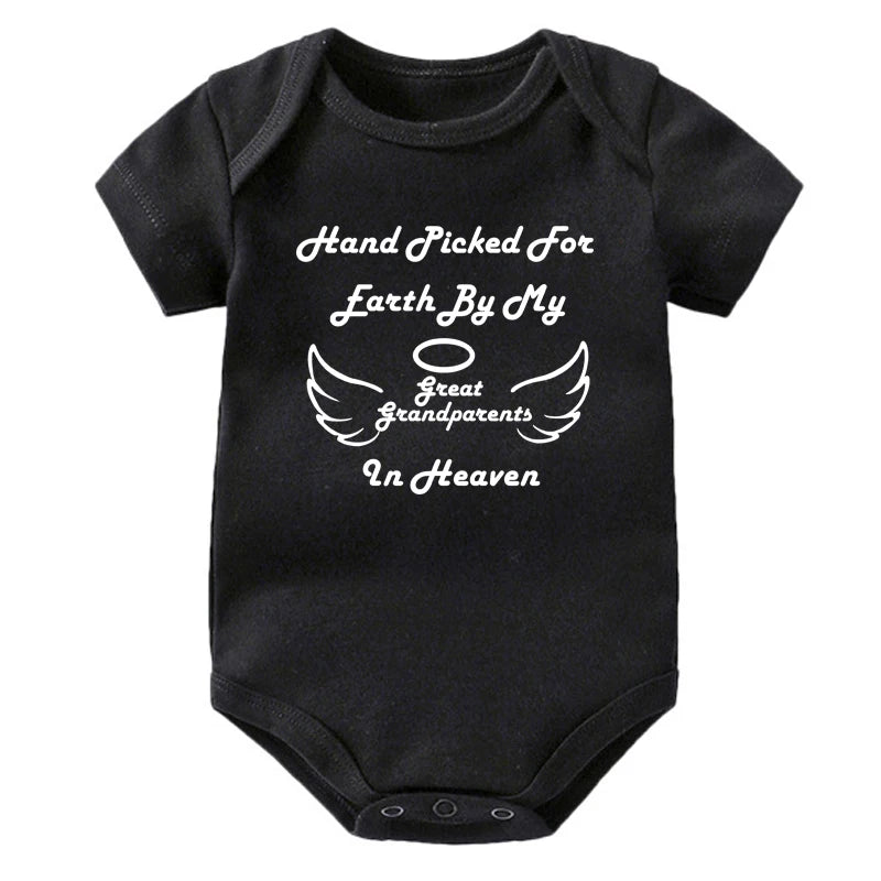 Hand Picked For Earth By My Great Grandparents in Heaven Onesie