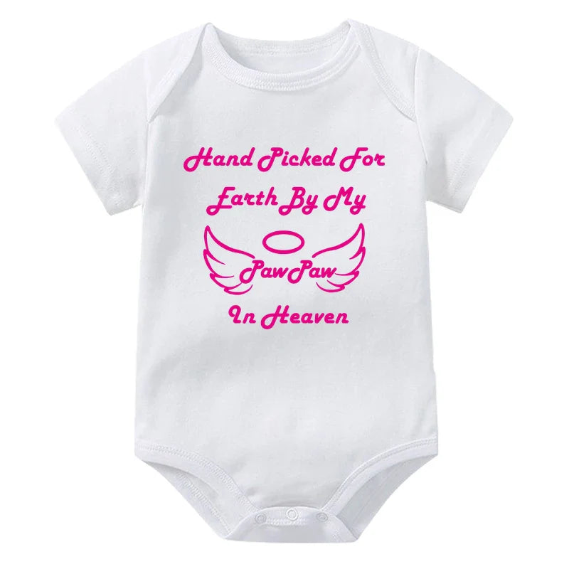 Hand Picked for Earth By My PawPaw in Heaven Onesie