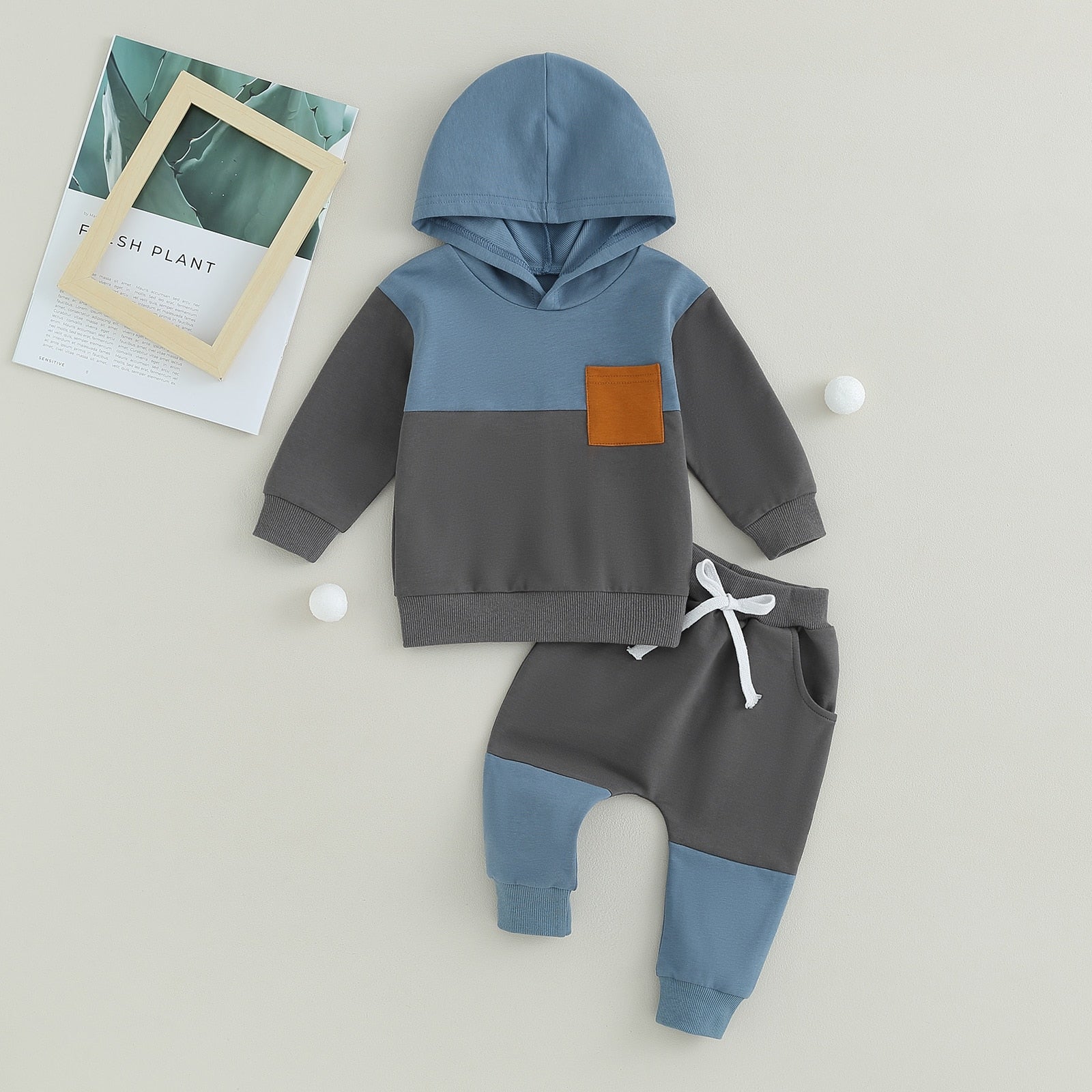 Two Tone Hoodie & Pants
