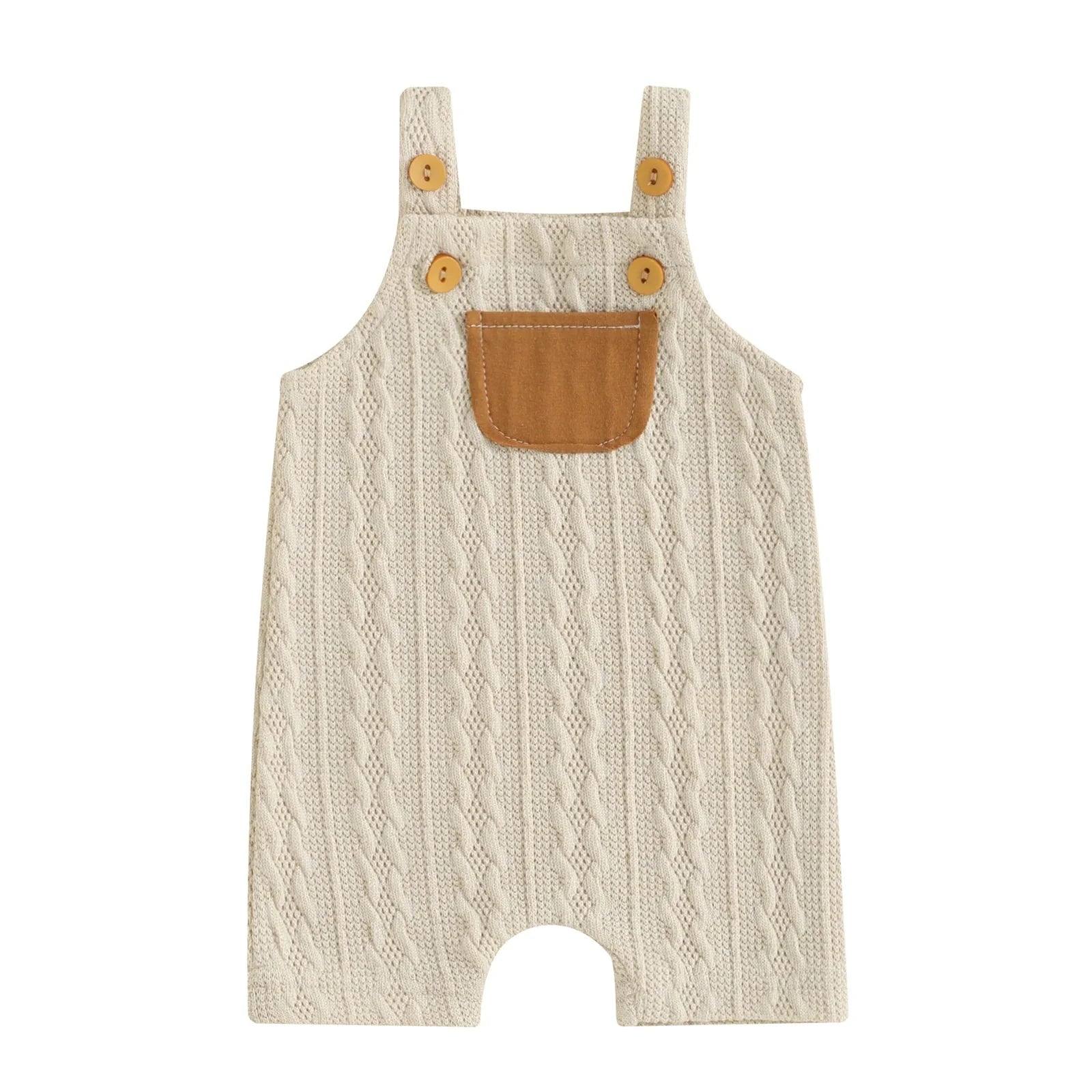 Knitted Pocket Romper