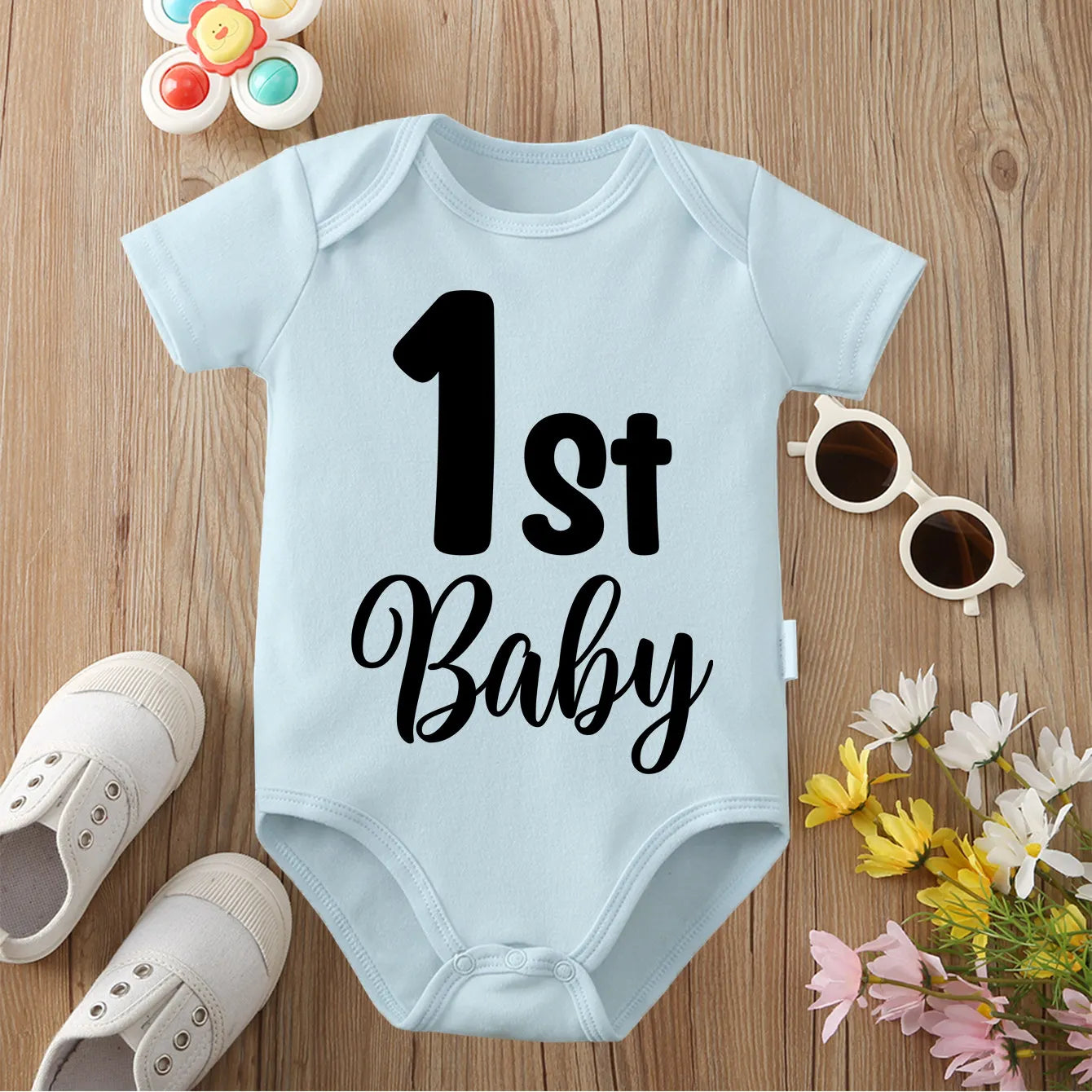 1st Baby" Newborn Onesie