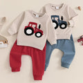 Embroidered Tractor Outfit