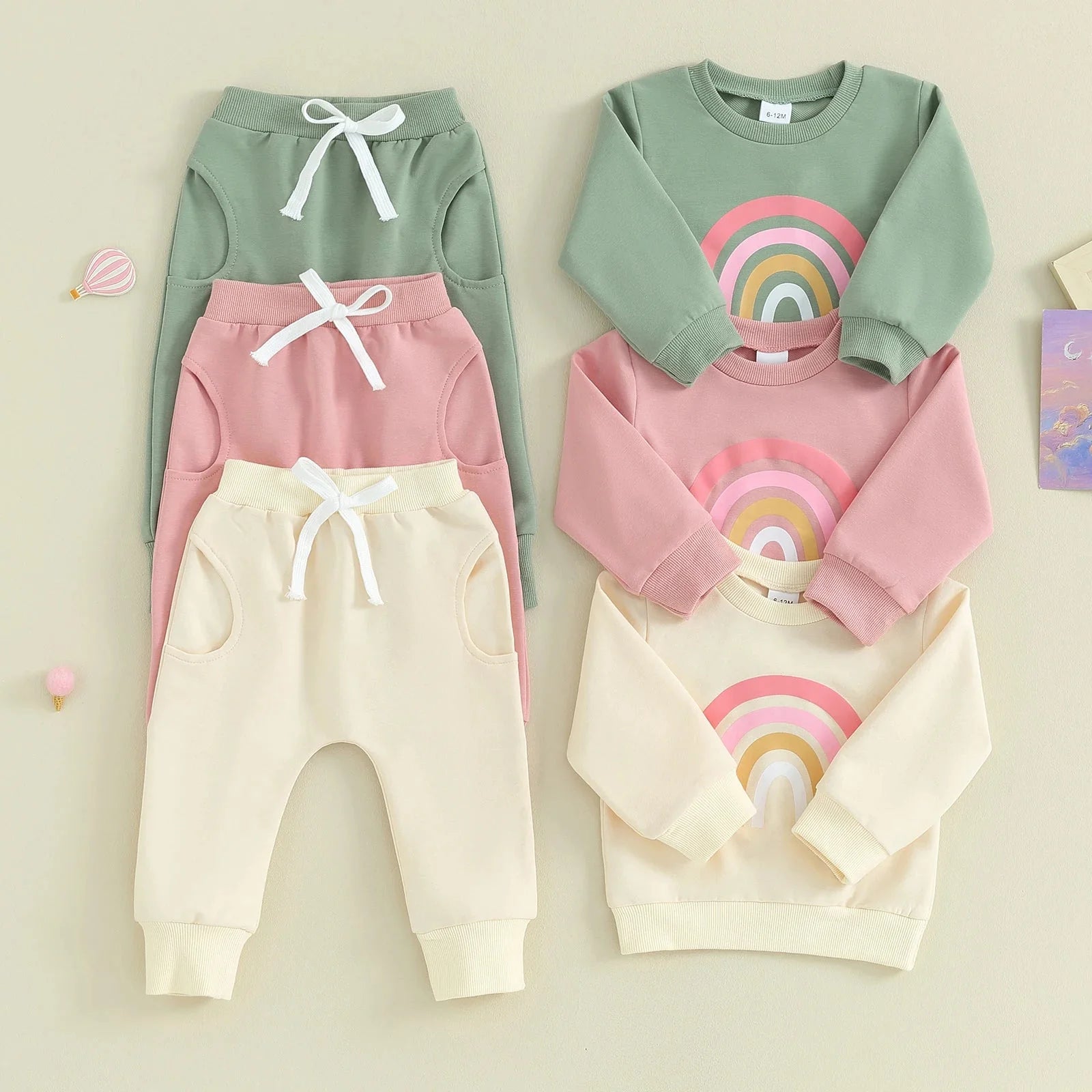 Rainbow Jogger Set
