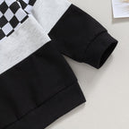 Checkered Hoodie & Pants Outfit