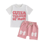 "Cuter Version of Mom" Toddler T-Shirt & Shorts Set