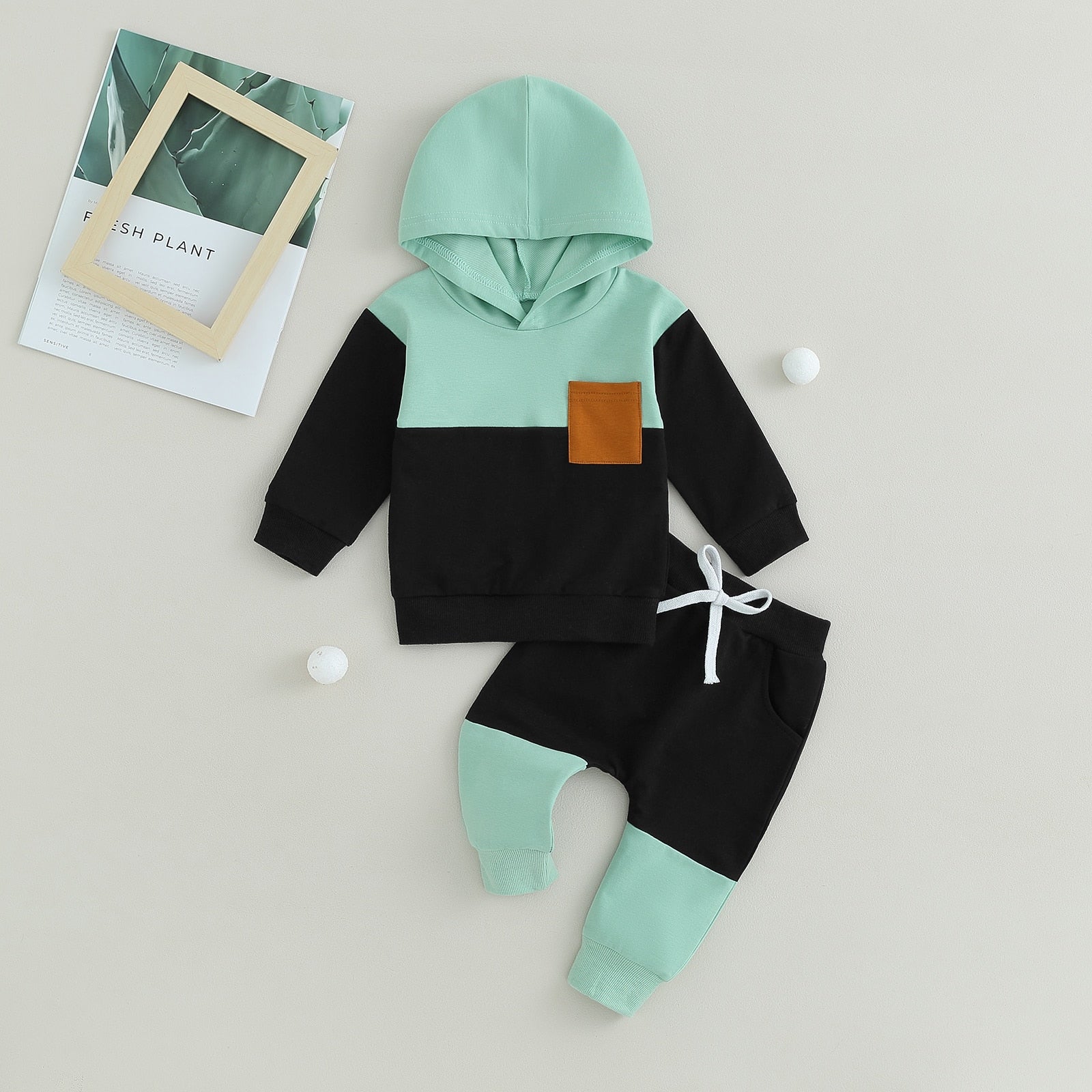 Two Tone Hoodie & Pants