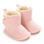 Solid Plush Boots