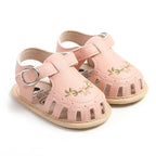 Floral Buckle Sandals
