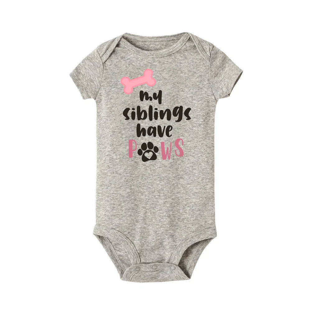 My Siblings Have Paws Onesie