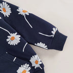 Daisy Flower Hooded Jogger Set