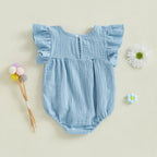 Flower Ruffle Romper