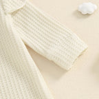 Solid Skye Ruffle Onesie & Bow