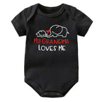 My Grandma Loves Me Elephant Onesie