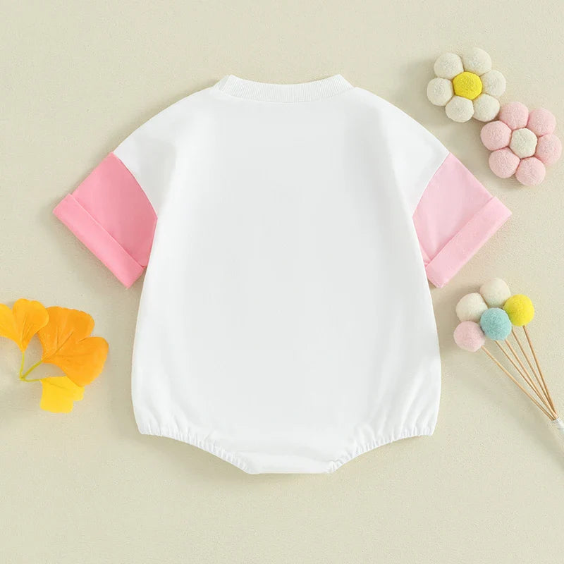 Daddy's Bestie Plush Letters Onesie