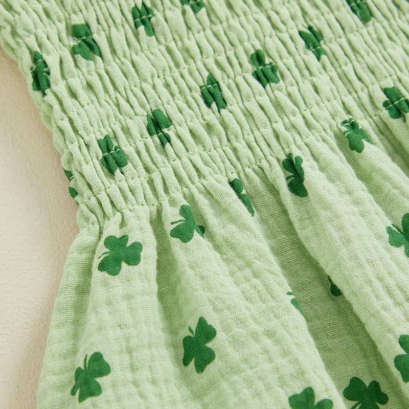 Cinched Clover Romper & Headband