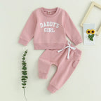 Daddy's Girl Pants Outfit 2Pcs Set