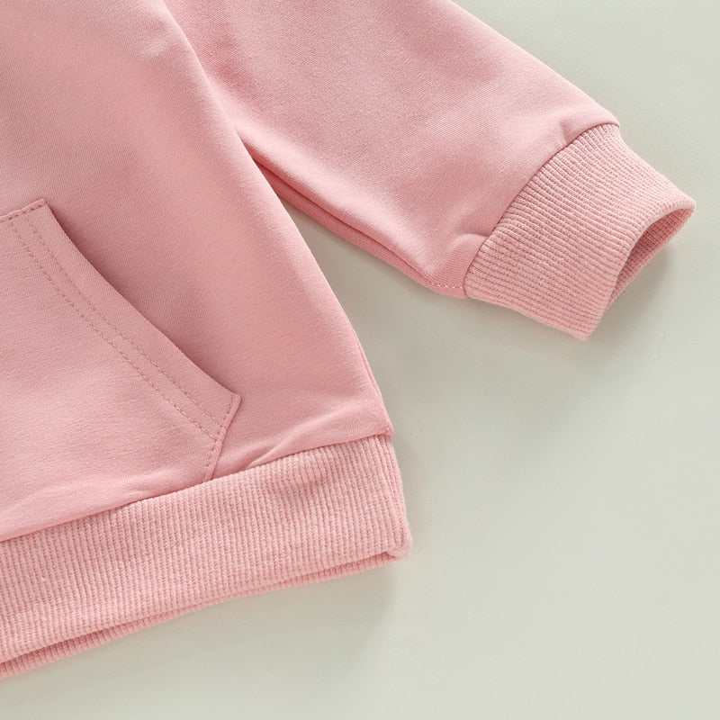 Solid Color Pocket Sweater with Pants