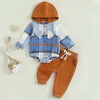 Pelton Plaid Hoodie Onesie & Pants