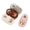 Plush Crown Slipper Shoes