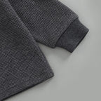 Solid Button Jogger Set