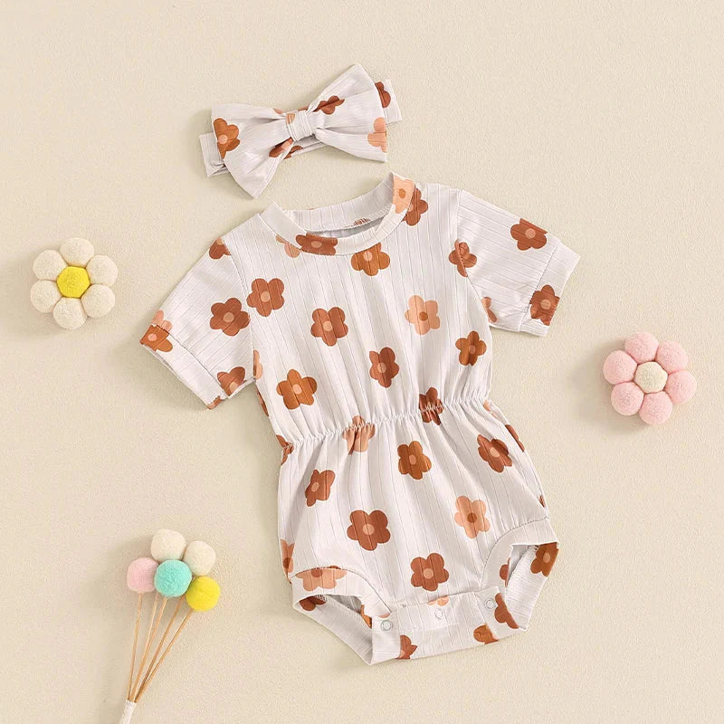 Fruity Flower Onesie & Headband