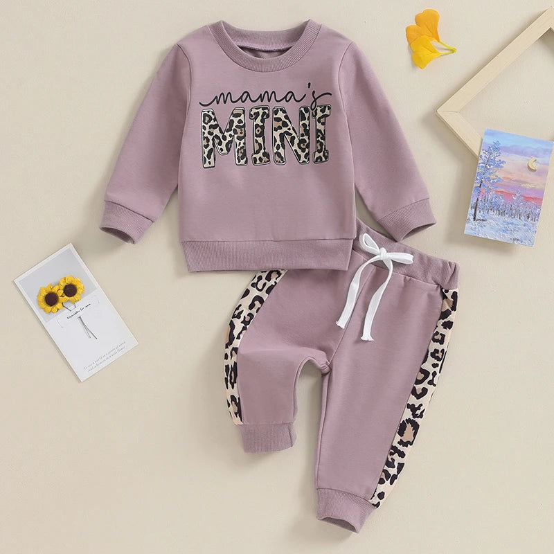 Mama's Mini Leopard Print Outfit